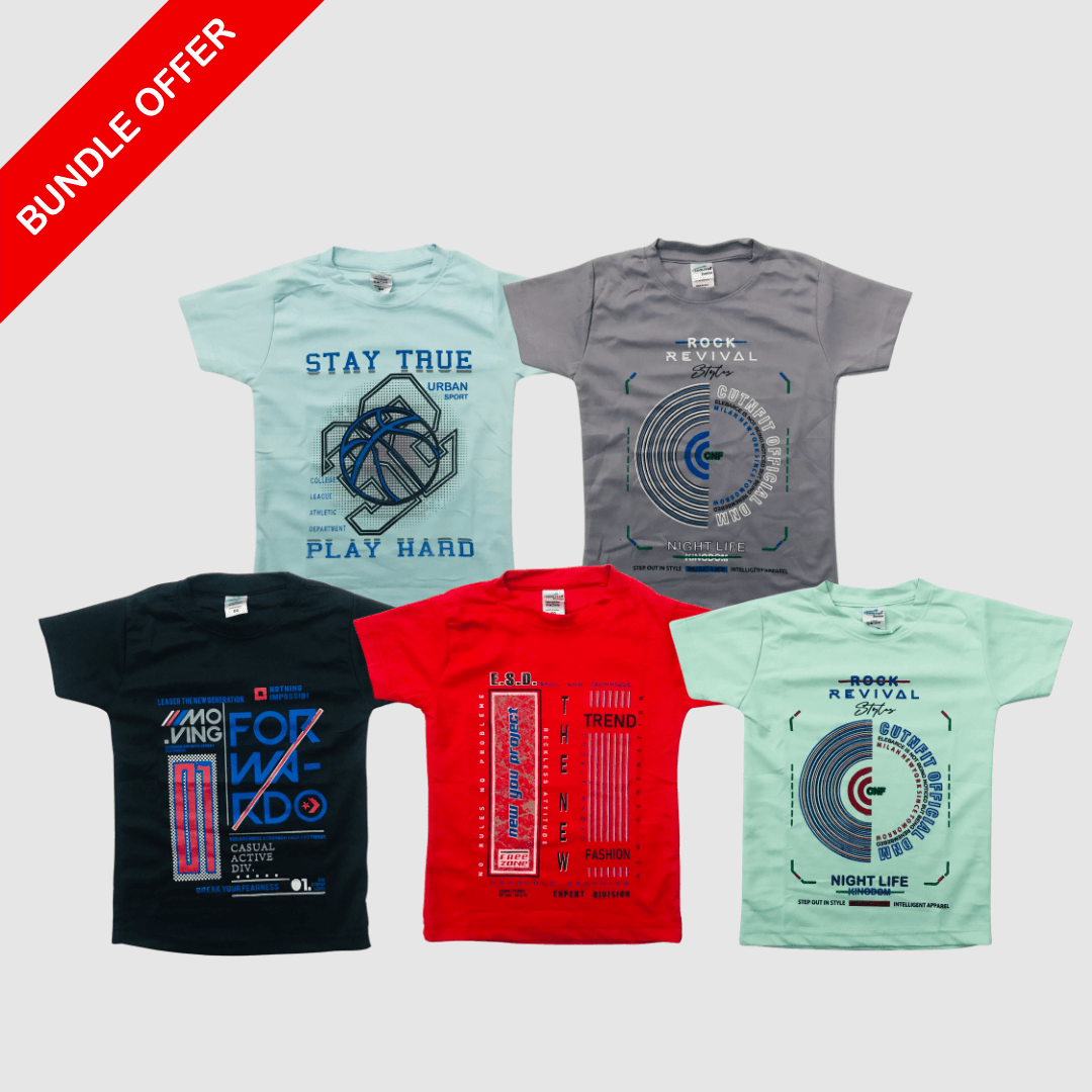 Printed T Shirt Combo (12-13 Years)