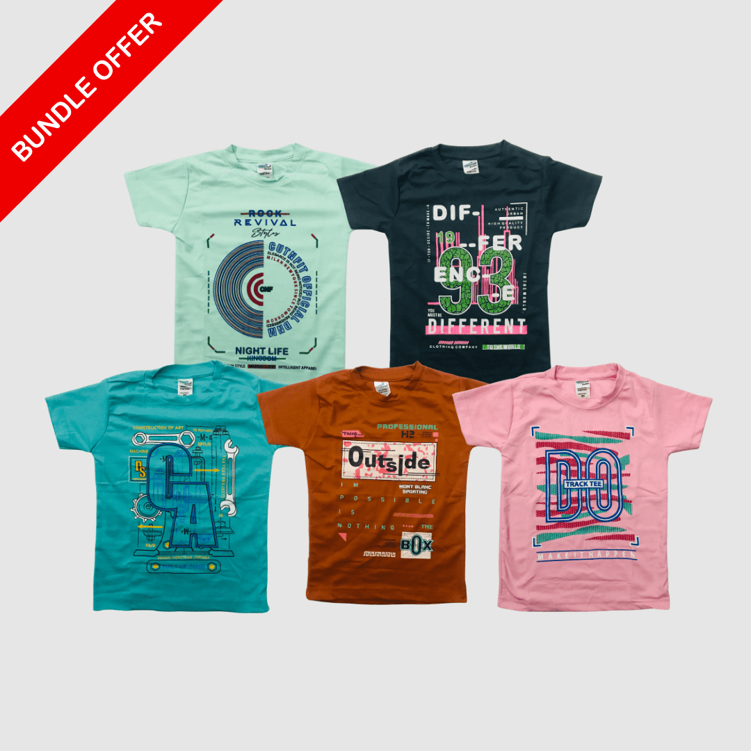 Printed T Shirt Combo (10-11 Years)