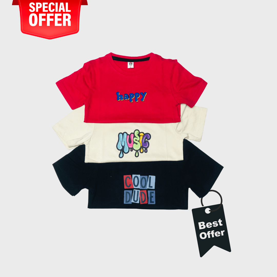 Printed T Shirt Combo (4-5 Years)
