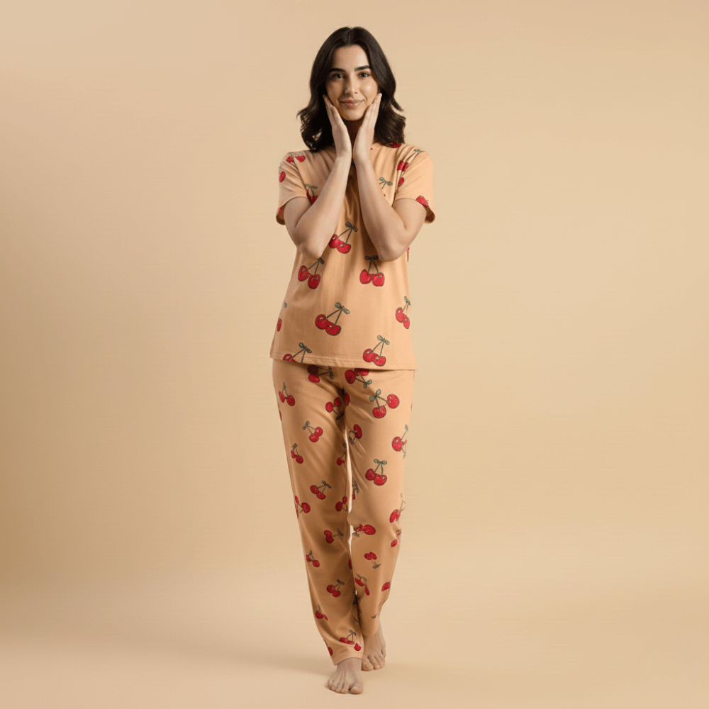 Dots Women’s Comfort Pant Set – Dual Pocket Style (XL)