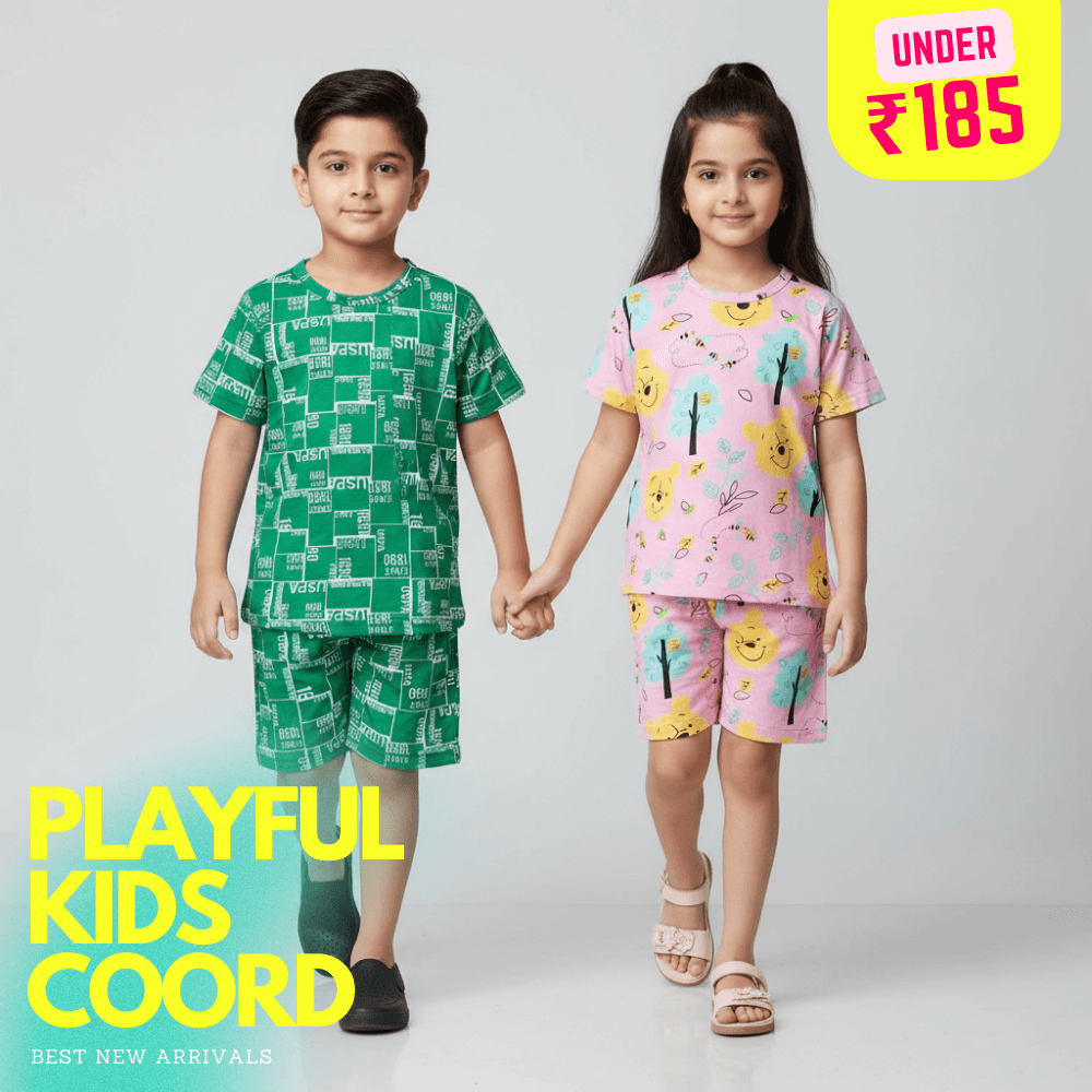 Playful Printed Nikker Set (3-4 Yrs)