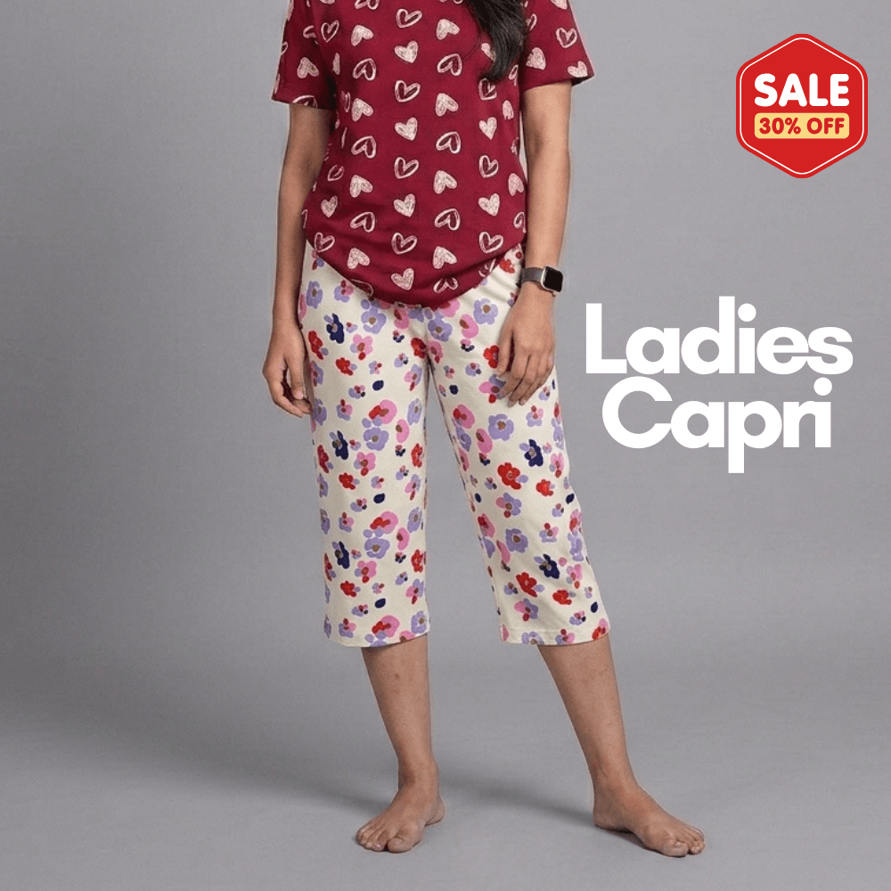 Ladies Trendy Capri  (L)