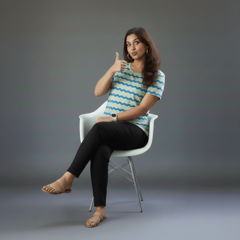 Dots Ladies T-Shirt (3XL)