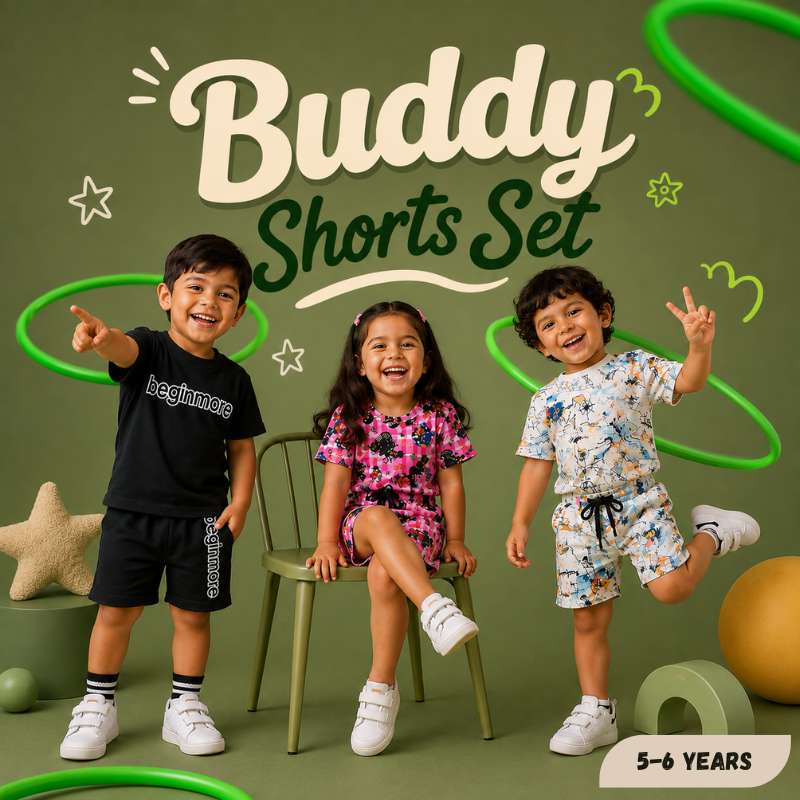 Buddy Shorts Set (5Y-6Y)