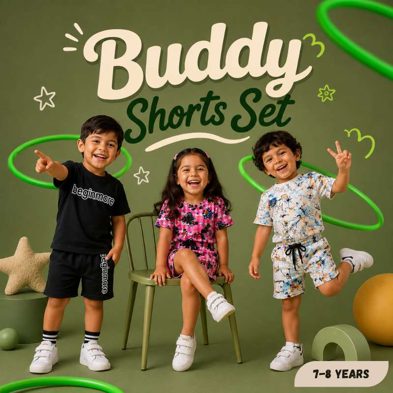Buddy Shorts Set (7Y-8Y)