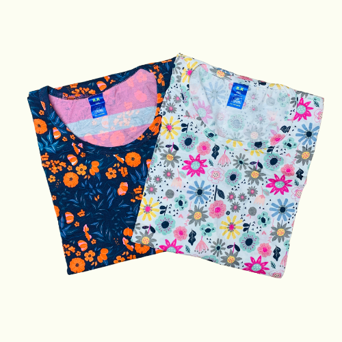 Ladies T-Shirt Combo Pack of 2 (40 Inch)
