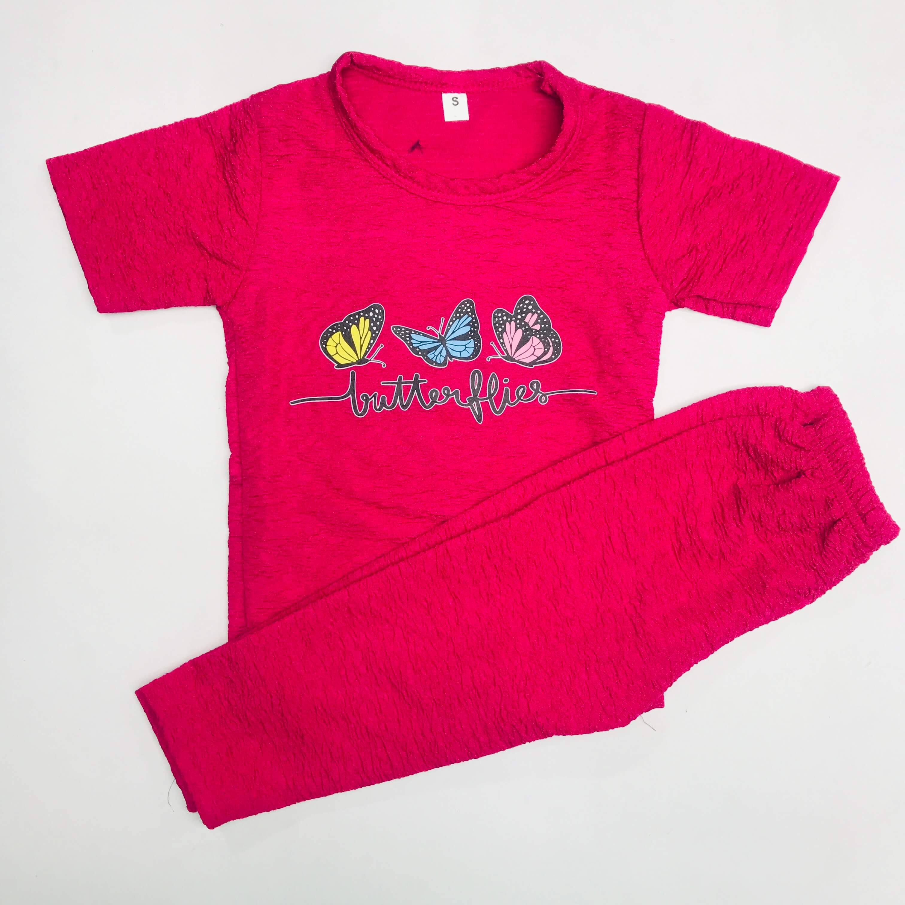 Butterflies Kids Coord Set (5Y-6Y)