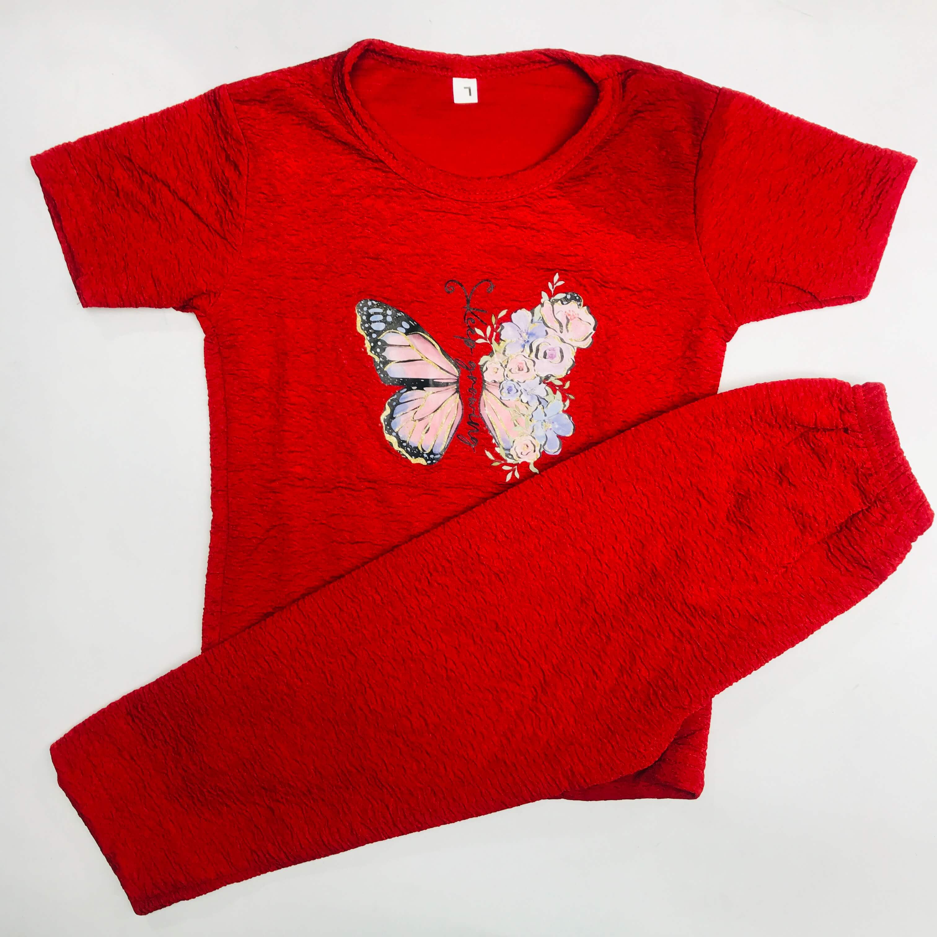 Butterflies Kids Coord Set (3Y-4Y)