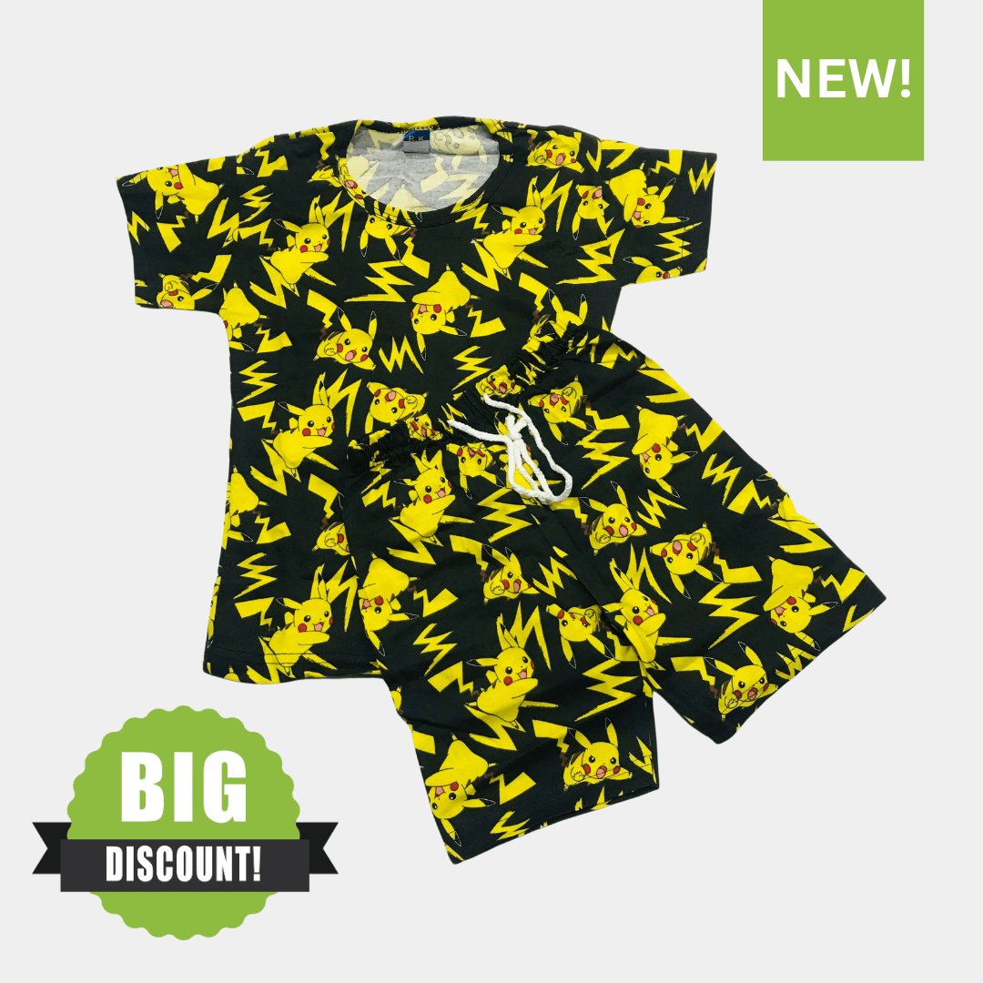 Playful Printed Nikker Set (3-4 Yrs)