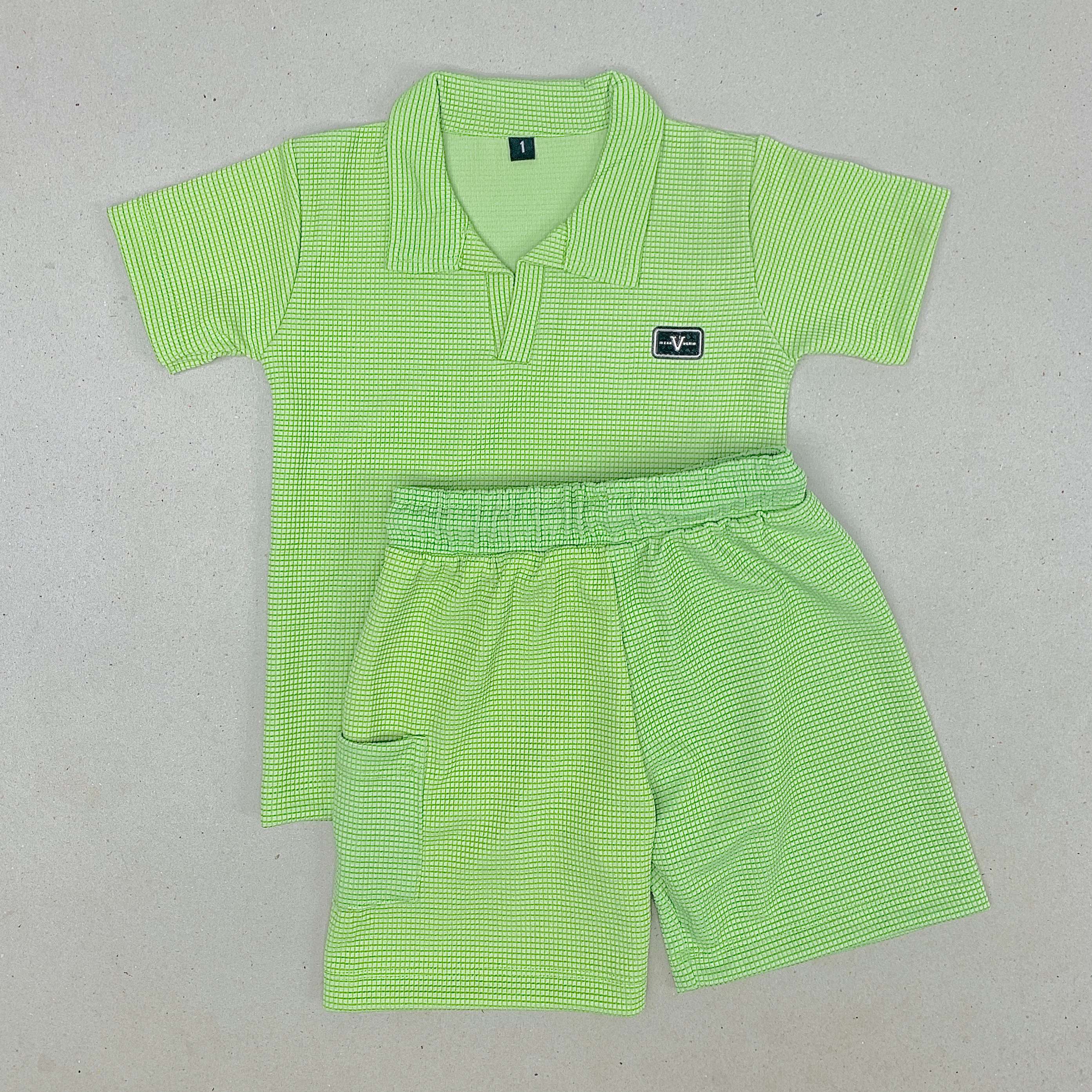 Classy Denim Nikker Set (2Y-3Y)