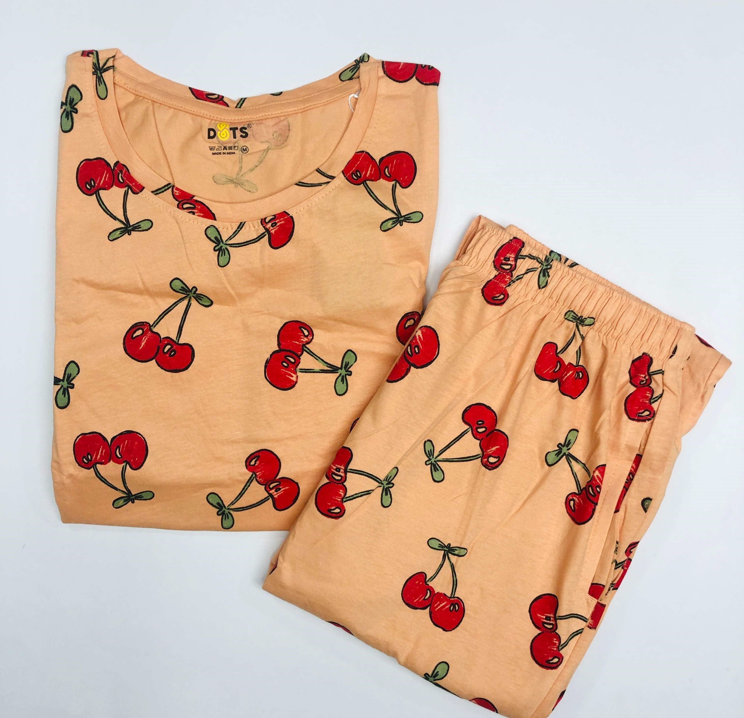 Dots Women’s Comfort Pant Set – Dual Pocket Style (L)