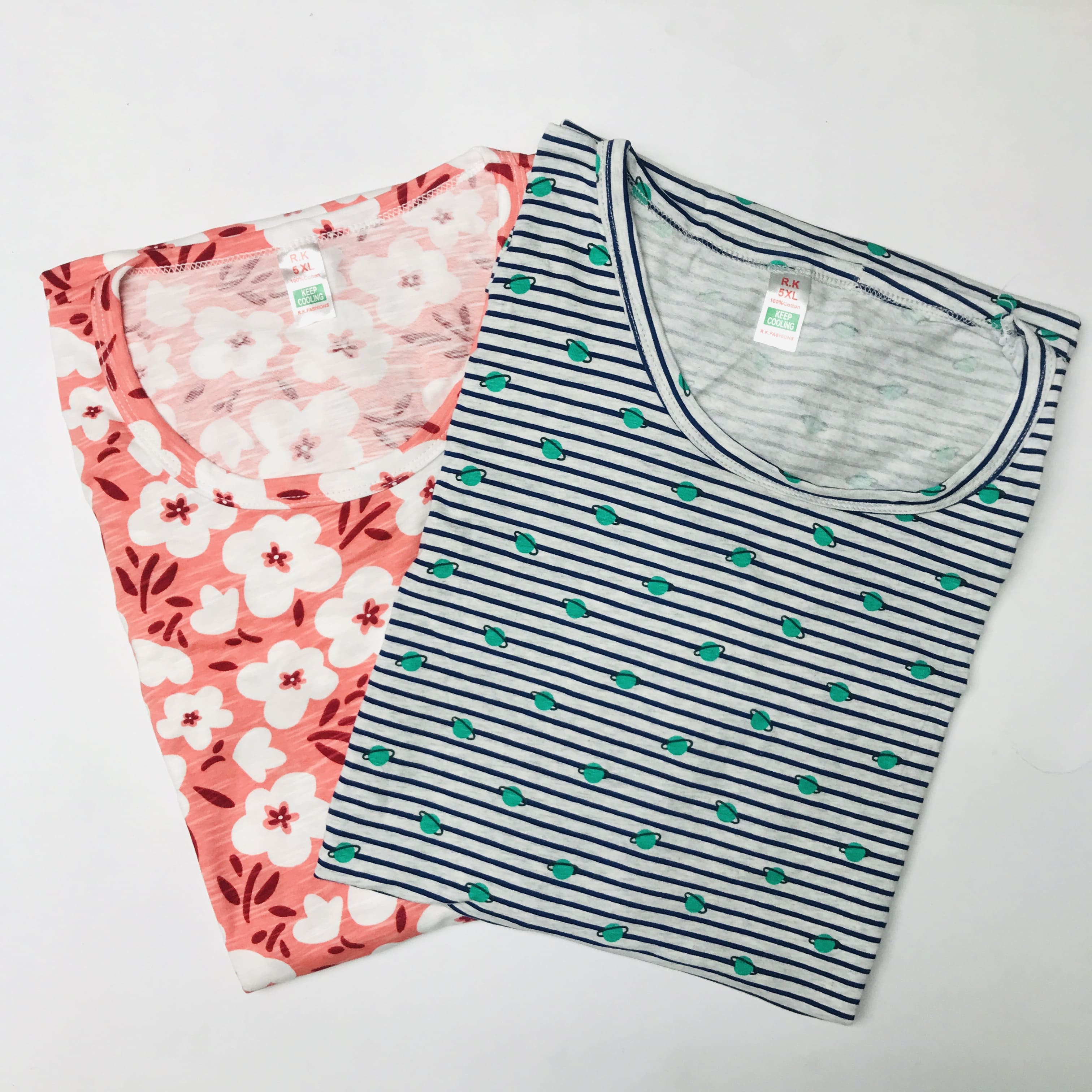 Ladies T-Shirt Combo Pack of 2 (46 Inch)