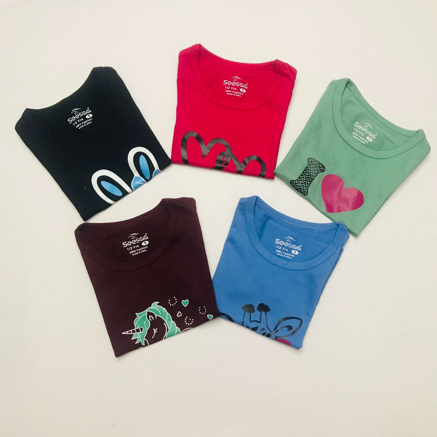 Girls T-Shirt Combo(1Y-2Y)