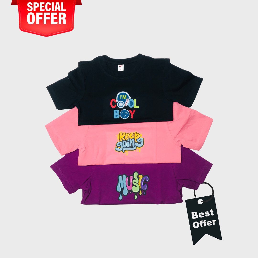 Printed T Shirt Combo (2-3 Years)