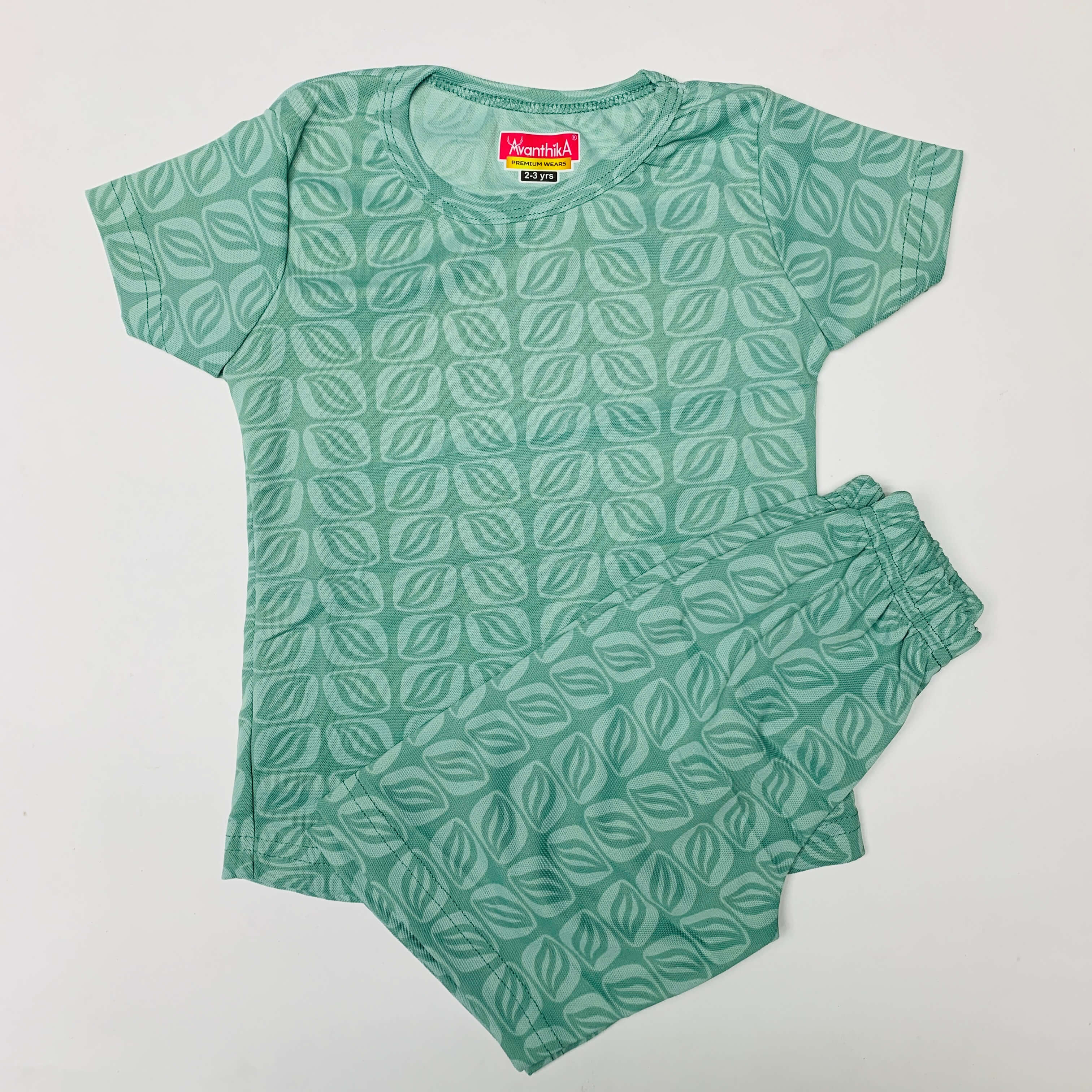 AK Kids 3/4th Pant Set (8Y-9Y)