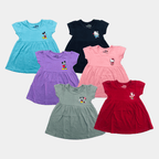 Kids Cotton Frock (Pack Of 6)