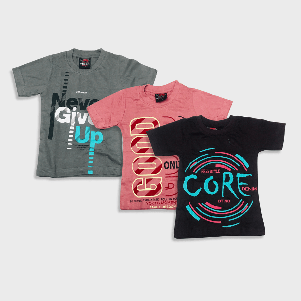 Kids T-Shirt Combo Pack Of 3