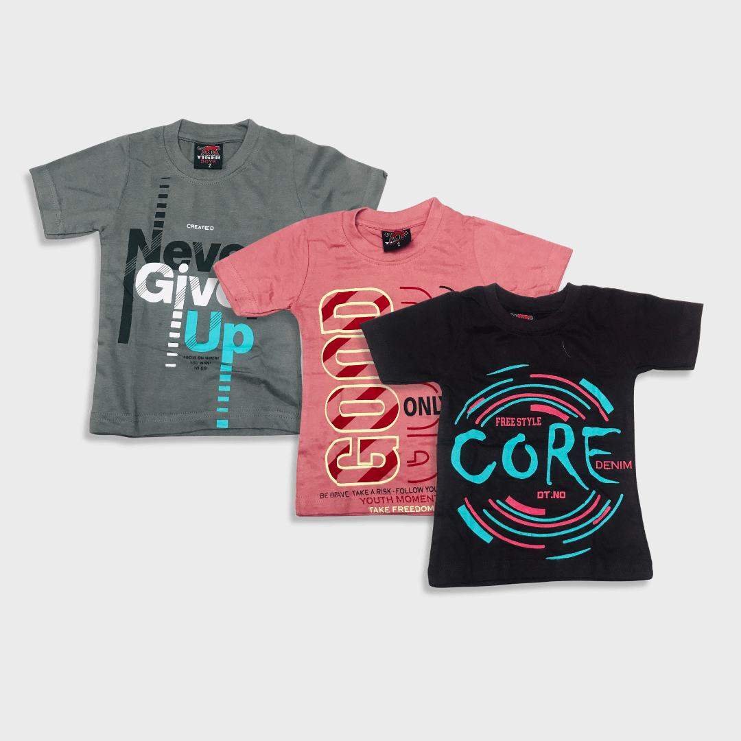Kids T-Shirt Combo Pack Of 3