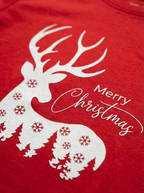 Christmas Cheer Red Ladies T-Shirt