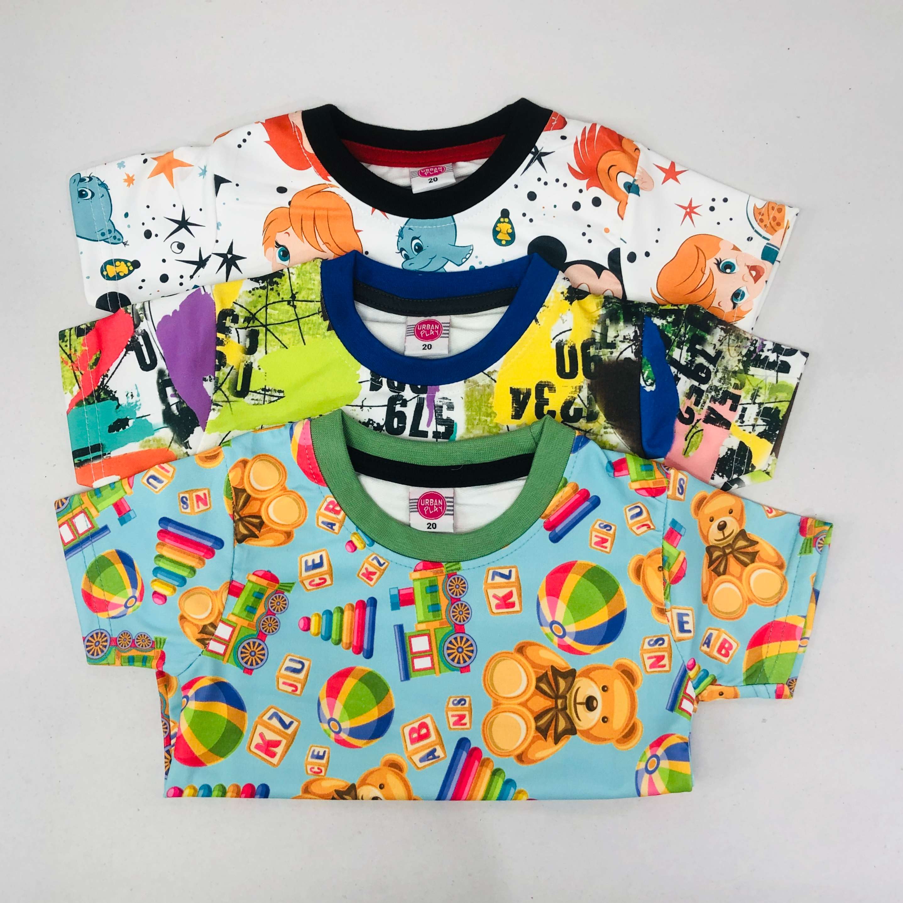 Little Heroes T-Shirt Combo Pack Of 3