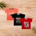 Kids T-Shirt Combo Pack Of 3 (6-9 Months)
