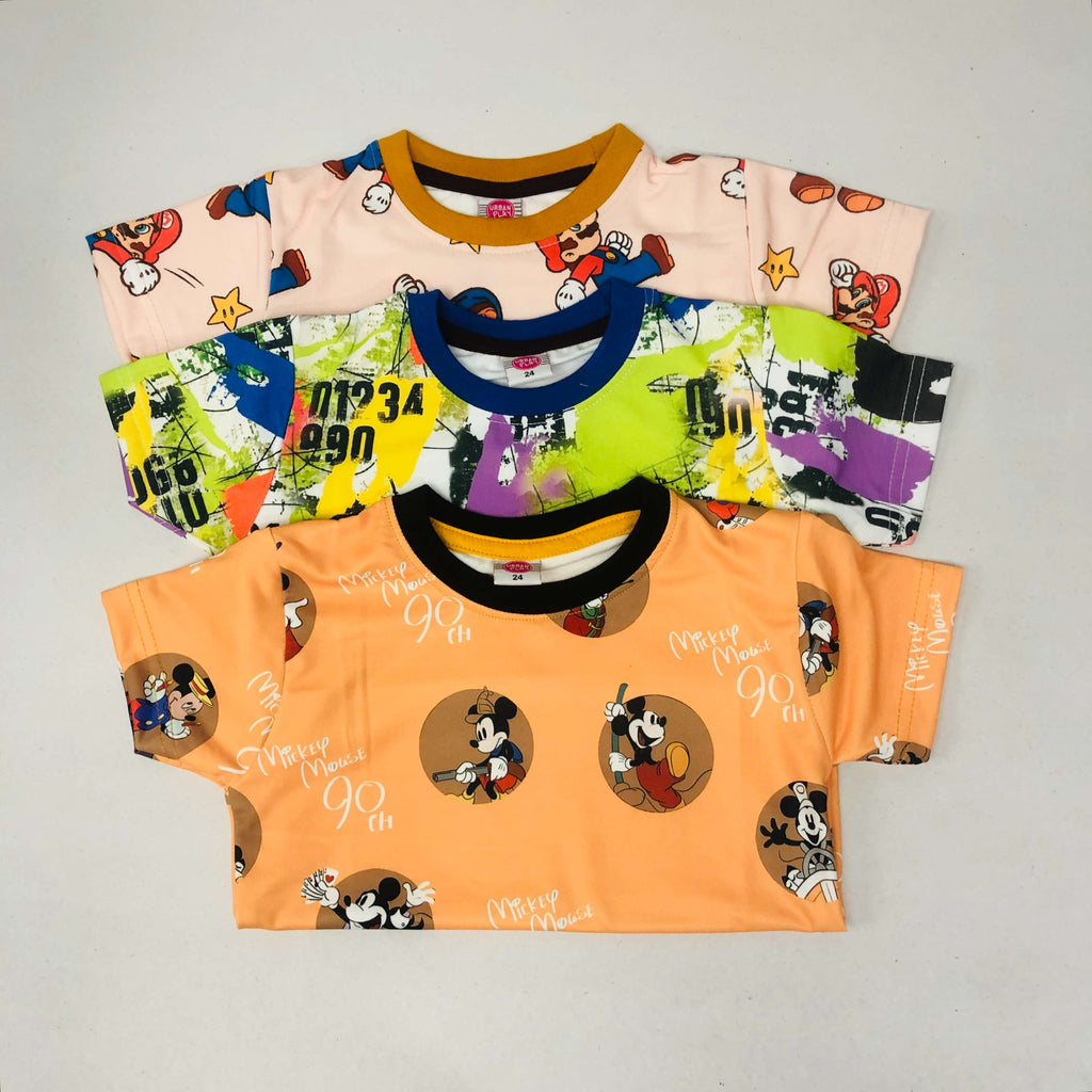 Little Heroes T-Shirt Combo Pack Of 3