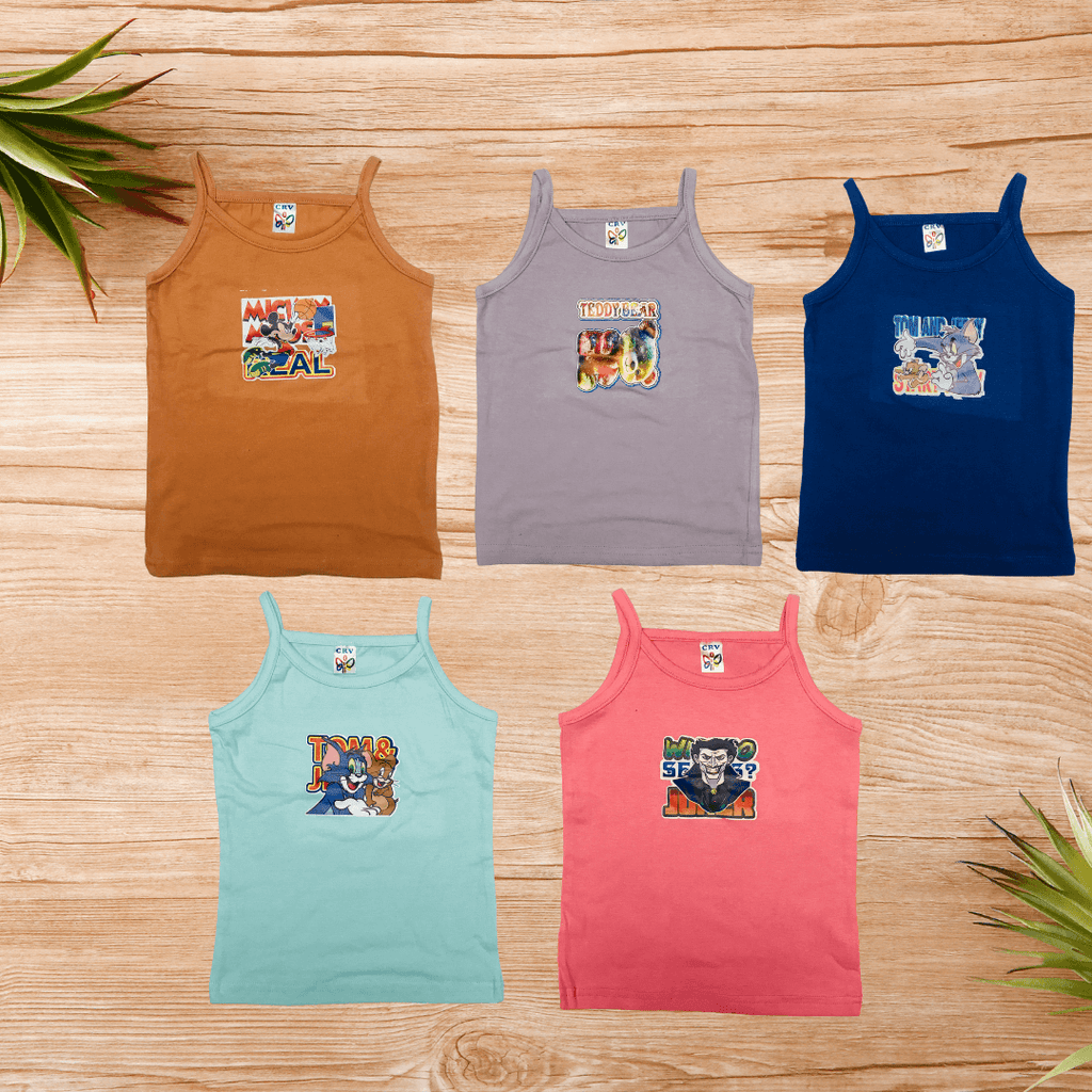 Sleeve Less Top Combo Pack of 5