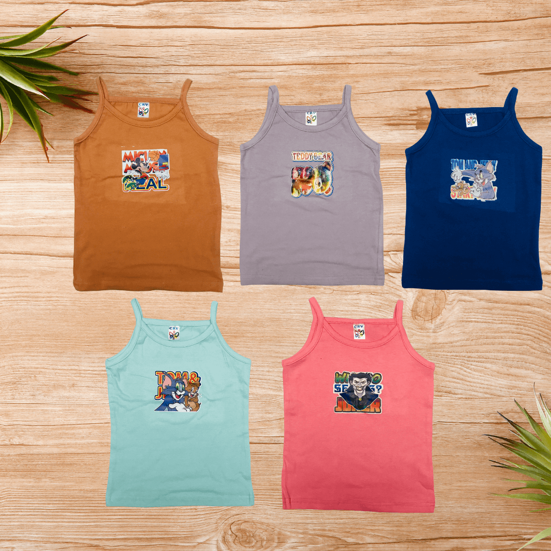 Sleeve Less Top Combo Pack of 5