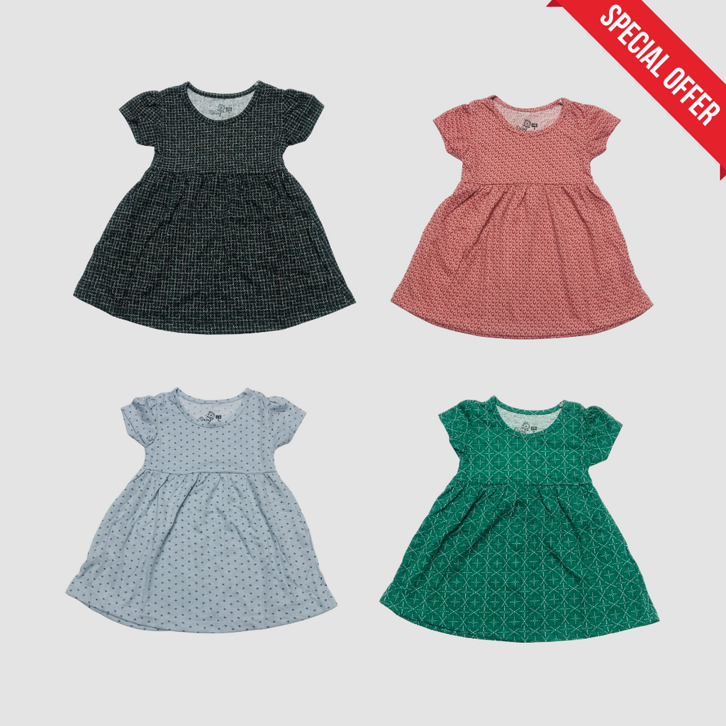 Kids Frock Combo Pack Of 4