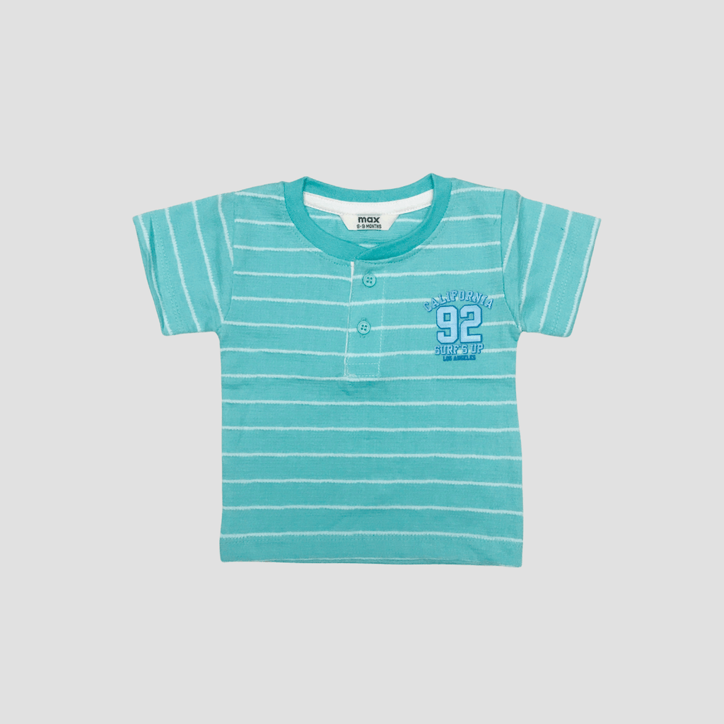 Button T-Shirt Combo Pack Of 4 (6-9 Months)