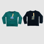 Kids Full Sleeve  T-Shirt Combo Pack Of 2