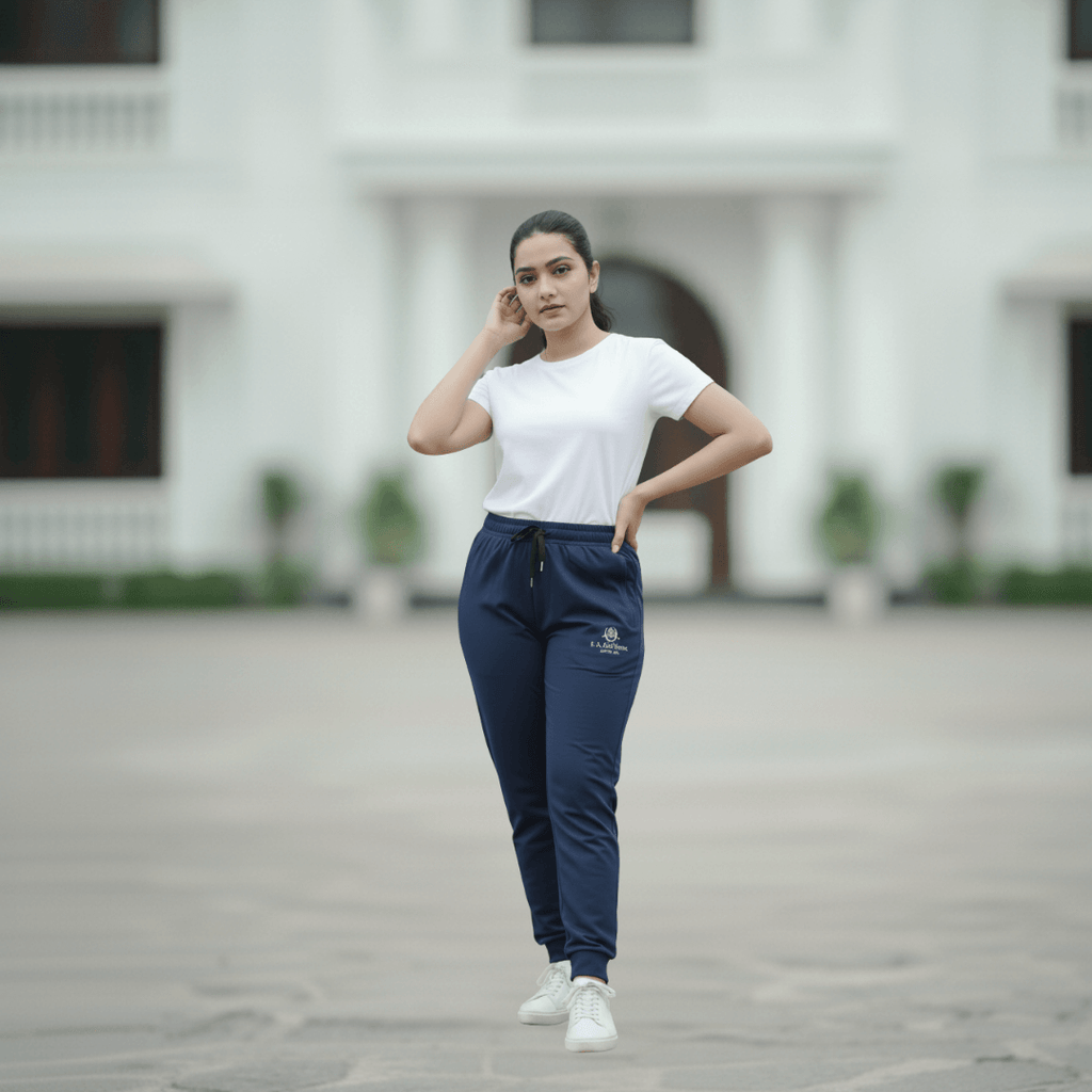 Ladies Rib Track Pant Combo Pack Of 2