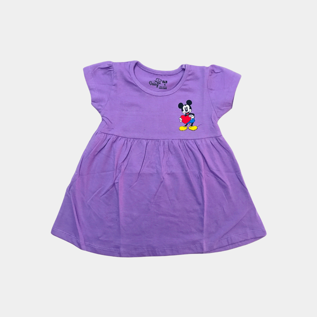 Kids Cotton Frock (Pack Of 6)