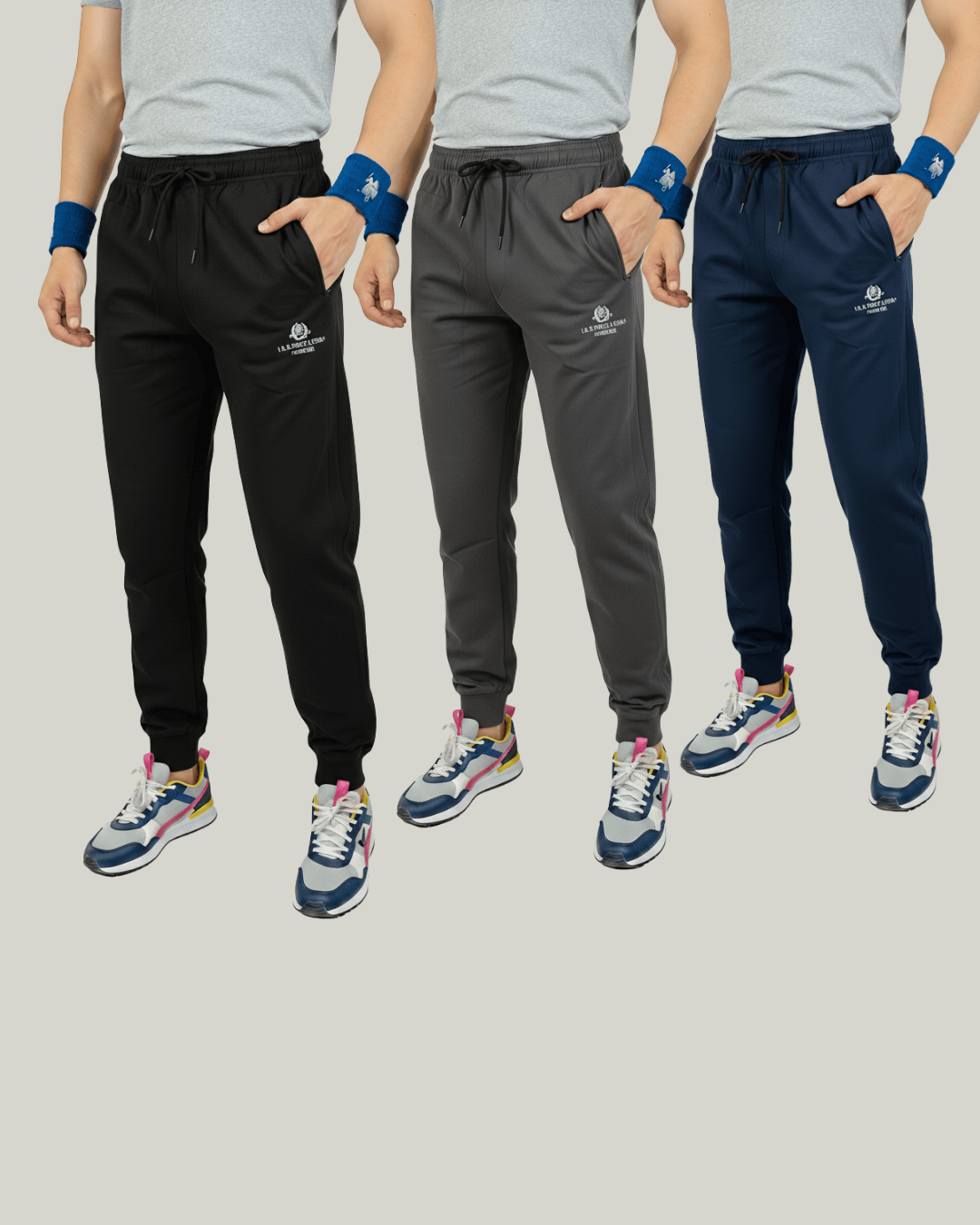 Mens Rib Track Pant Combo Pack Of 3