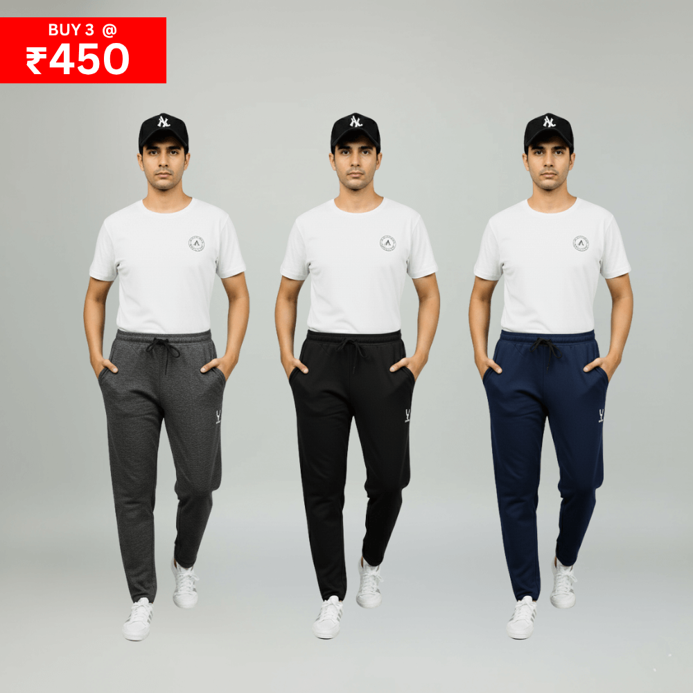 Mens Track Pant Combo Pack Of 3