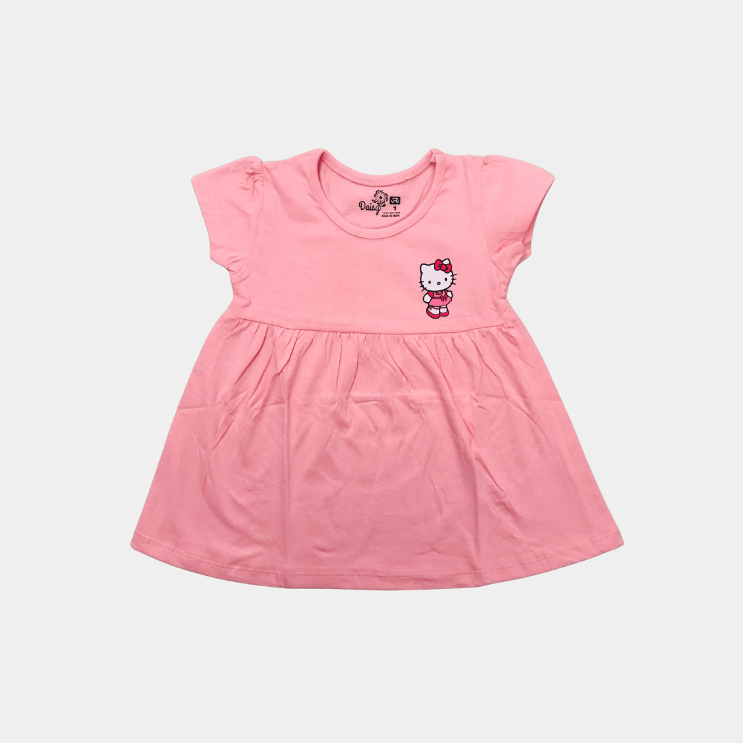 Kids Cotton Frock (Pack Of 6)