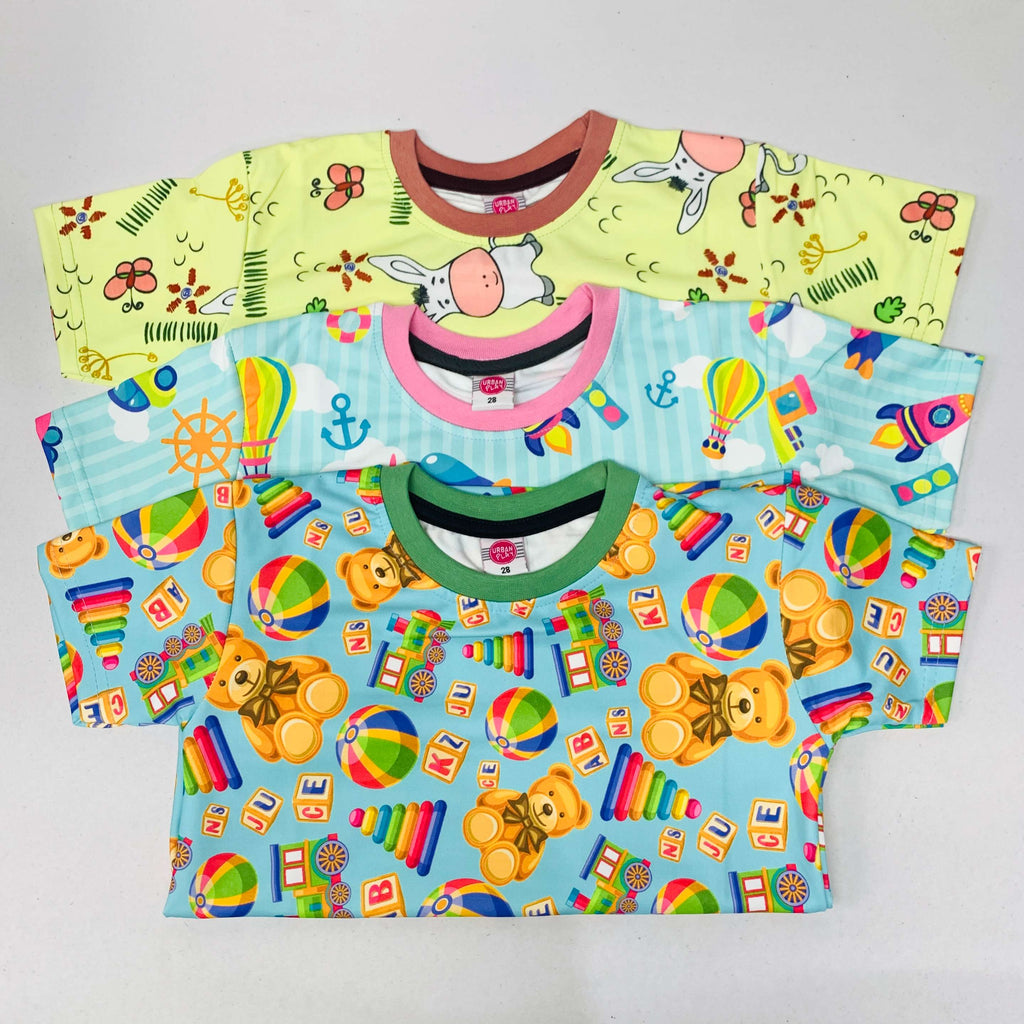 Little Heroes T-Shirt Combo Pack Of 3