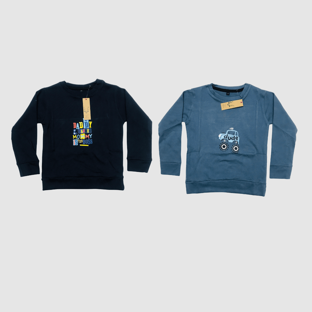 Kids Full Sleeve  T-Shirt Combo Pack Of 2