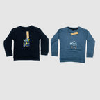 Kids Full Sleeve  T-Shirt Combo Pack Of 2