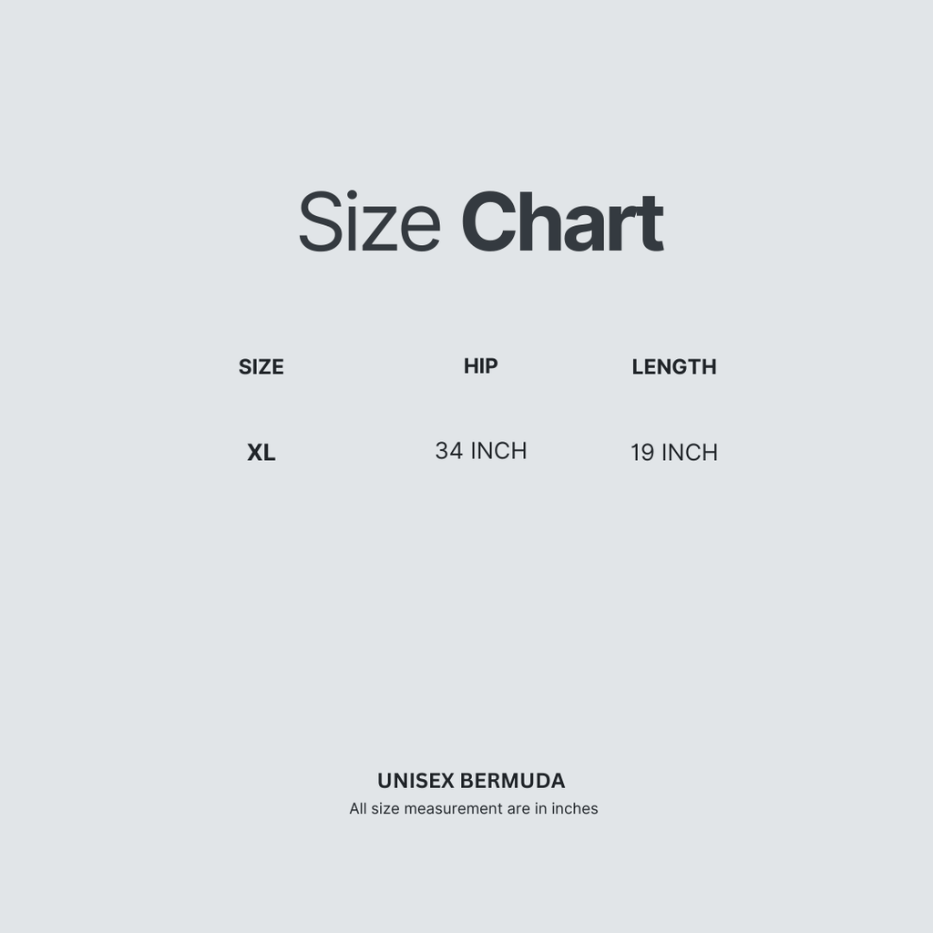 Unisex Cotton Bermuda
