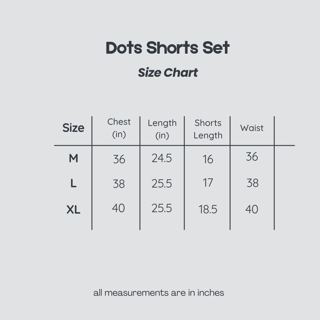 Dots Shorts Set
