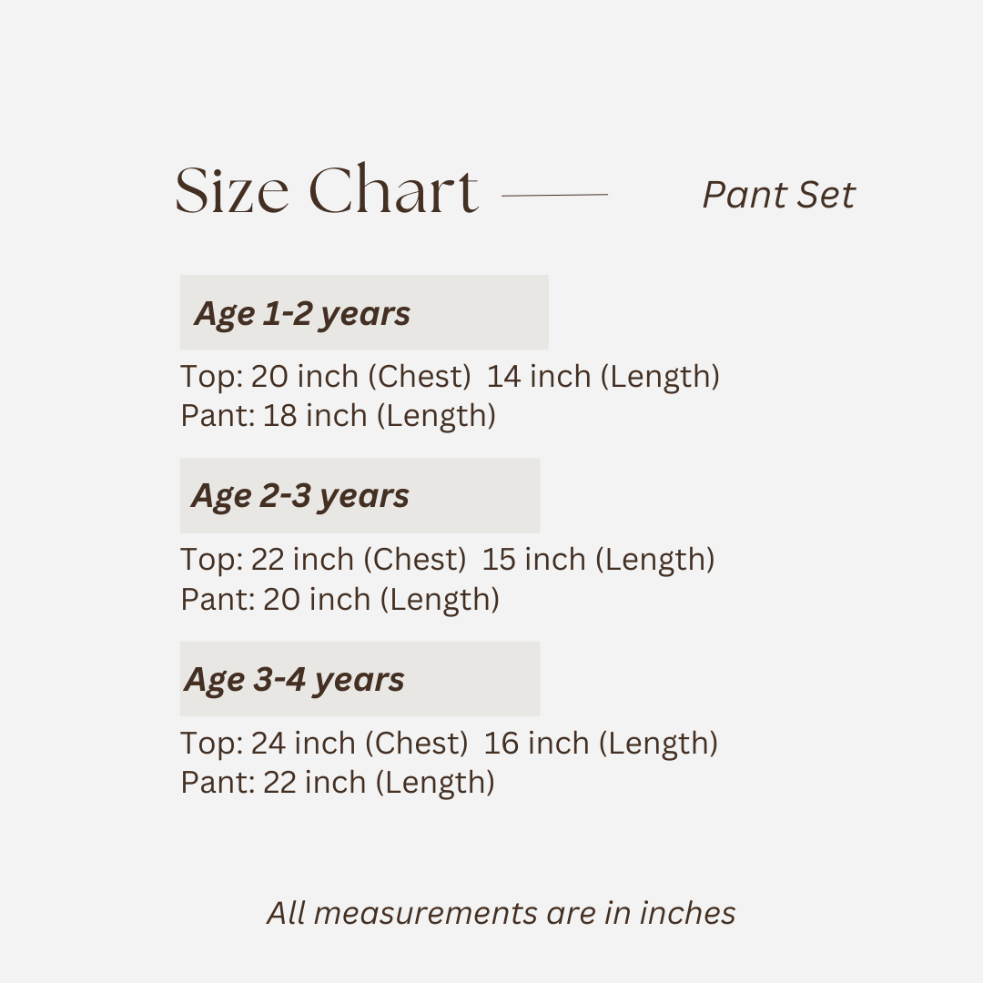 Kids Pant Set
