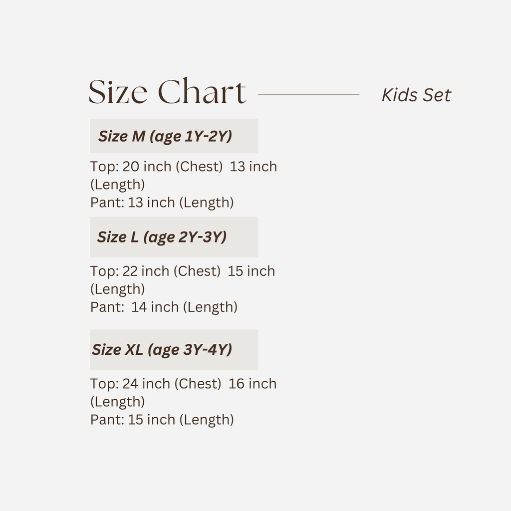 Kids Pant Set