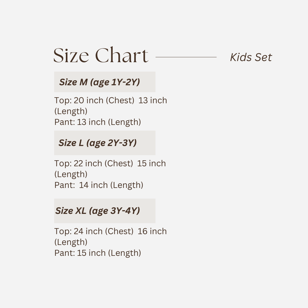 Kids Pant Set