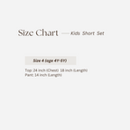 Kids Printed Shorts Set