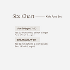 Kids Pant Set