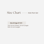 Kids Pant Set