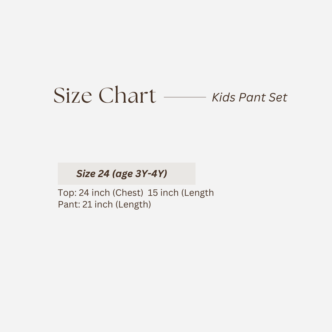 Kids Pant Set