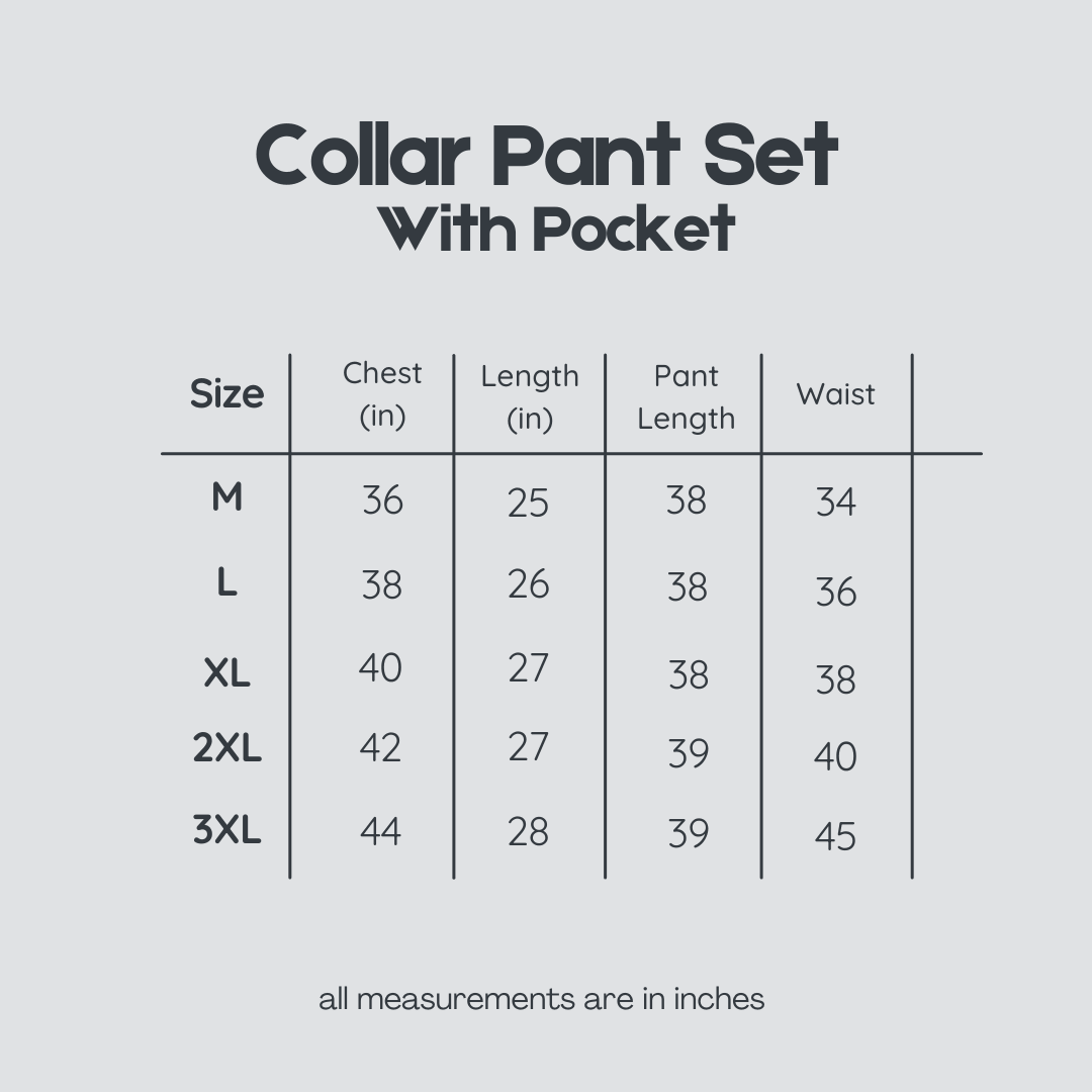 Dots Collar Pant Set with Pocket