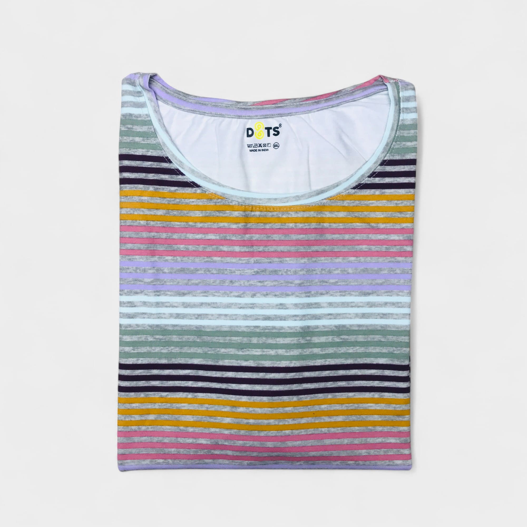 Color Stripes Ladies Tshirt